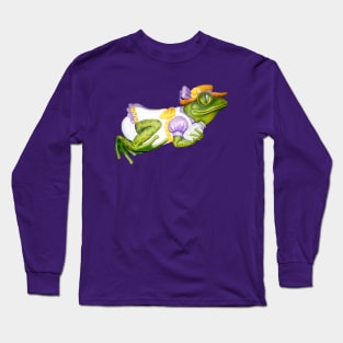 Carousel Animal Frog Photo Long Sleeve T-Shirt